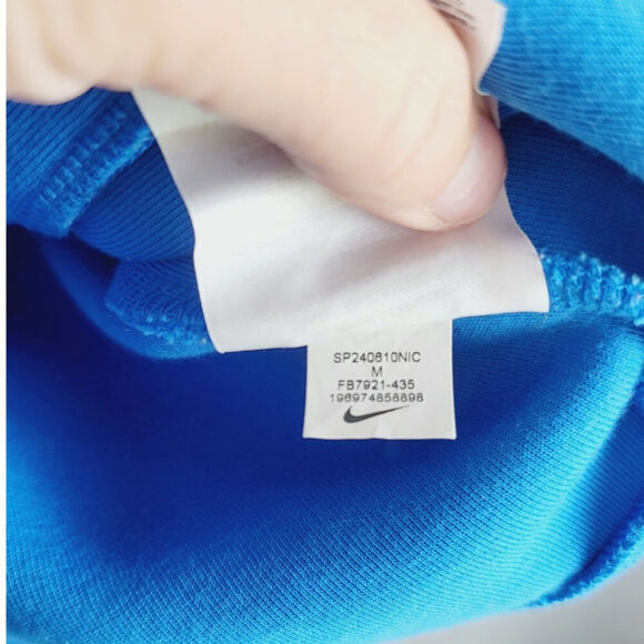 Nike Sportswear Tech Fleece Windrunner Full Zip Hoodie in Photo Blue/Blk, sz Med - Picture 10 of 16